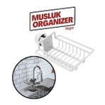 Transformacion 718549 6 Adet Patrisha Mutfak Banyo Duş Beyaz Musluk Organizeri