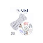 Transformacion 718632 30 Top 300 m 5 mm Yassı Bel Paça Giysi Lastiği