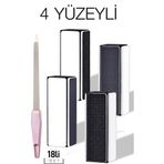 Transformacion 718792 4 Yüzeyli Törpü ve Parlatma Blok Sünger 3'lü Set