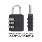 Transformacion 718877 Şifreli 35 mm Medium Dolap Çanta Bavul Kilidi