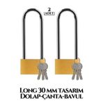 Transformacion 718882 Long 30 mm 2 Adet Dolap Çanta Bavul Kilidi