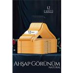 Transformacion 719136 Natural Ahşap Görünüm Schönbuch Design 12'li Askı Seti
