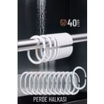 Transformacion 719911 40 Adet Banyo Perde Halkaları