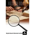 Transformacion 9 cm Optik Lensli El Tipi Büyüteç | Profesyonel Okuma, Hobi, Koleksiyon Merceği 722537