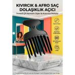 Transformacion Double Carbon Afro Stil Perma Tarağı 1 Adet Dolaşık Açıcı Özellikte Dayanıklı Polipropilen 715849