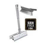 Transformacion Fırçalı ve Silikon Uçlu Cam Sil Çekçek 2 Yönlü Temizlik Fırçası – 35x22 cm | Süpürme ve Sıyırma