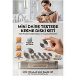 Transformacion Hobi Makine Uyumlu Hss Mini Testere Disk Seti 6 Parça - Ahşap Metal Kesici Gravür Ucu 723176