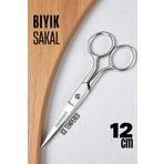 Transformacion Ice Tempered 702 Bıyık Makası - Bıyık Sakal Düzeltme Makası Kuaför Makası 12 cm 721641