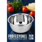 Transformacion Inox Kase - 20 Cm 1 Litre Karıştırma Kabı Profesyonel 304 Paslanmaz Çelik, 7430000721835