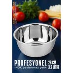 Transformacion Inox Kase 28 Cm 3.2 Litre Karıştırma Kabı Profesyonel 304 Paslanmaz Çelik, 7430000721835