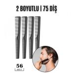 Transformacion Jess Design 40+16 Adet 4'lü Set Sakal Bıyık Saç Tarağı
