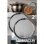 Transformacion Lahmacun Pizza Pide Pişirme Tepsisi 2 Li Set