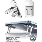 Transformacion Lukas Schneider Serisi 2’li Gri Laptop Standı - Ergonomik 2 Kademeli Yükseltici 722892 - 6X3 CM