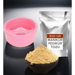 Transformacion Manikür Tası ve Tozu Seti 800 gr Pembe Renkli Yumuşak Cilt İçin