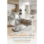 Transformacion Masterpiece Çelik Tepsi Seti – Yuvarlak 28 cm & Dikdörtgen 34X15 cm 722990 - GUMUS