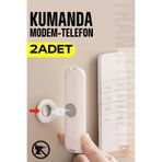 Transformacion Mıknatıslı Çok Amaçlı Kumanda Telefon Tutucu 2 Adet Beyaz, 721182
