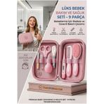 Transformacion PEMBE 9 Parça Bebek Bakım Seti, Yenidoğan Hediye Sağlık Kiti (Tırnak Makası Ateş Ölçer) 723161