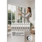 Transformacion Premium Çelik Mandal Seti - 60'lı Elite Seri, Endüstriyel Mukavemetli Çamaşır Mandalı 722780