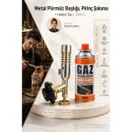 Transformacion Pro Metal Pürmüz Başlığı, Pirinç Şaloma + Hediye Tüp | 1300°C Isı Tabancası 723253 - PIRINC 11CM