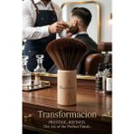 Transformacion Profesyonel Ahşap Saplı Berber Ense Fırçası - Lüks Seri 722957 - MODEL 4