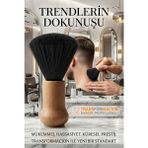 Transformacion Profesyonel Ahşap Saplı Berber Ense Fırçası - Lüks Seri 722959 - MODEL 3