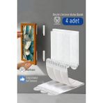 Transformacion Resim Çerçeve Asma Bandı 4'lü Set - 6kg Taşıma Kapasiteli Duvar Delmeyen Cırt Sistemi - 2x7cm - 4 ADET
