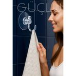 Transformacion Şeffaf Askılı Vantuz Kanca Banyo Mutfak Duvar Askısı 4cm 1.36kg Taşıma Kapasiteli, 7430000722496