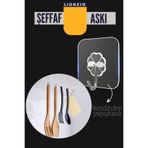Transformacion Şeffaf Yapışkanlı Askı, Mutfak Banyo Duvar Askısı, Çivisiz Pratik Kanca Seti, 715702