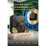 Transformacion Sessiz Akar Saat Mekanizması Askılı Duvar Saati Motoru Akrep Yelkovan Seti 723157