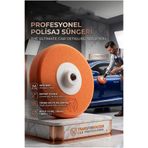 Transformacion Turuncu Polisaj Süngeri 150mm - Orta Sert Çizik Alıcı Pasta Pedi 723112
