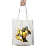 Transformers Bumblebee Iki Taraf Kalıcı Yıkanabilir Okul Plaj Omuz Bez Çanta