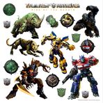Transformers Çocuk Odası Duvar Çıkartmaları, Duvar Dövmesi, Genç Dekorasyon, AG Design 30 x 30 cm | ADKS 3920