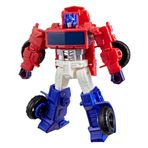 Transformers CYBERWORLD Optimus Prime Cyber Changers 4 inç Aksiyon Figürü, Kamyon Moduna Hızlı Değişim, Erkek ve Kız 6 Yaş ve Üzeri için Robot Oyuncakları