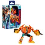 Transformers EarthSpark Deluxe Class Terran Jawbreaker 5 inç Robot Aksiyon Figürü, 16 Adımda Dönüştürür, Erkek ve Kız 6 Yaş ve Üzeri için Etkileşimli Oyuncaklar