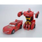 Transformers Şimşek Mcqueen Cars Transformers Robota Dönüşen Arabalar Robotarabalar - Kırmızı