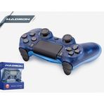 Transparan Mavi PS4 Dualshock4 V2 Kablosuz Gamepad Oyun Kolu