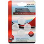 TRANSPARENT - set grip caps for analog stick of CONTROLLER PS4 - PS3 - XBOX ONE - 360