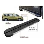 Transporter T7 Kombi Kısa Şase Yan Basamak 2025 2026 2027 Krom - Siyah - Açık Gri