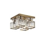 Trap Modern Avize E27 48w 40x40cm Metal Eskitme Avonni-av-1795-4e Kaplama
