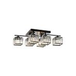 Trap Modern Avize E27 72w 80x40cm Metal Siyah Avonni-av-1795-6bsy Boyalı
