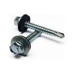Trapez Çatı Vidası 5.5x25 Mm 100 Adet Matkap Uçlu Sac Akıllı Vida Çatı Panel Metal Ağaç Vidası 5,5x25