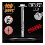 Trapez Cati Vidasi 5.5X75 Mm Paket 100 Adet Matkap Uclu Sac Akilli Vida Cati Panel Metal Agac Vidasi