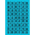 Travel Grid Airport Code Journal: Discrete Diary For Notes And Memories & Travel Adventures Notebook