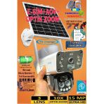 TRCharger OKAM PRO 3950 Solar 4G ve eSIM 15MP 3 Lens 10X Zoom Güneş Enerjili Renkli Gece Görüş Kamerası