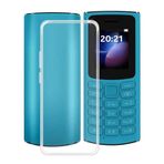 TREBAM Nokia 105 4G 2023 (1.8 inç) için kılıf, ultra ince, şeffaf, çizilmeye karşı yumuşak TPU tampon silikon kılıf kapak Nokia 105 4G 2023 için - Şeffaf