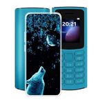 TREBAM Nokia 105 4G 2023 (1,8 inç) için kılıf, ultra ince şeffaf, çizilmeye karşı yumuşak TPU tampon silikon kılıf kapak Nokia 105 4G 2023 için - XT31