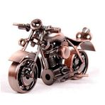 Trebisky Metal heykel – Retro Klasik el yapımı demir Motosiklet benzersiz metal Art Decor – Home Décor, metal, Copper Cruiser, 5.5"L,3"H
