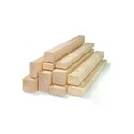TREE MAN İSMET PERİM omdt1050 Silinmiş Çam Ahşap Kereste 3.6 X4 Cm 4Adet 50 Cm Uzunluk