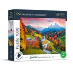 Trefl 10703 1000 Element En Kalın Karton Organik EKO Alpler Almanya Bavyera Dağları Yetişkinler ve Çocuklar için Eğlence 12+ Puzzle Wanderlust: Alpine Idyll Bavyera Almanya