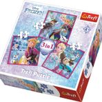 Trefl Frozen 20+36+50 3'lü Parça Puzzle